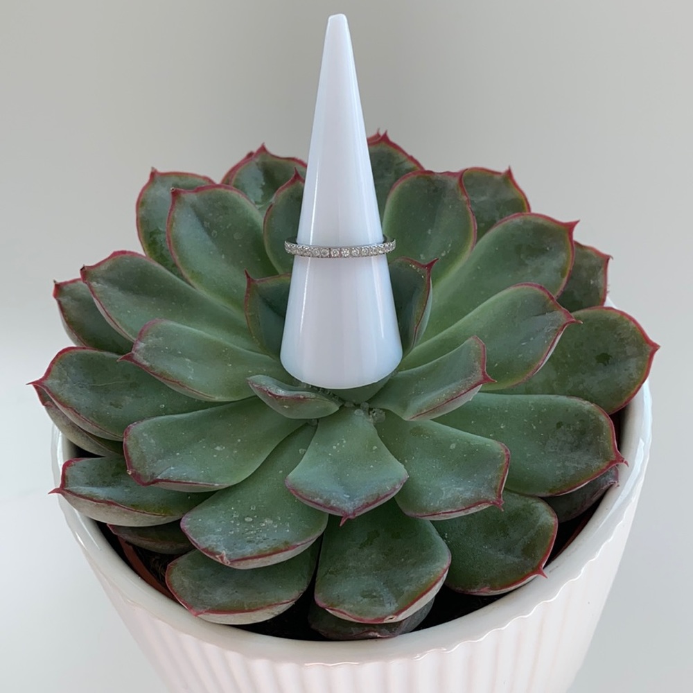 ADORNIA Single Eternity Band with Swarkovski Crystals